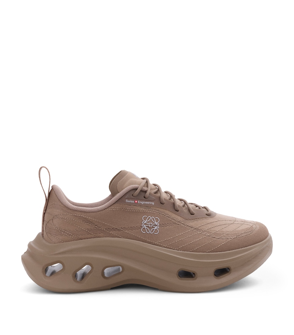LOEWE Womens x On Cloudtilt Cosmic Sneakers Dark Sand