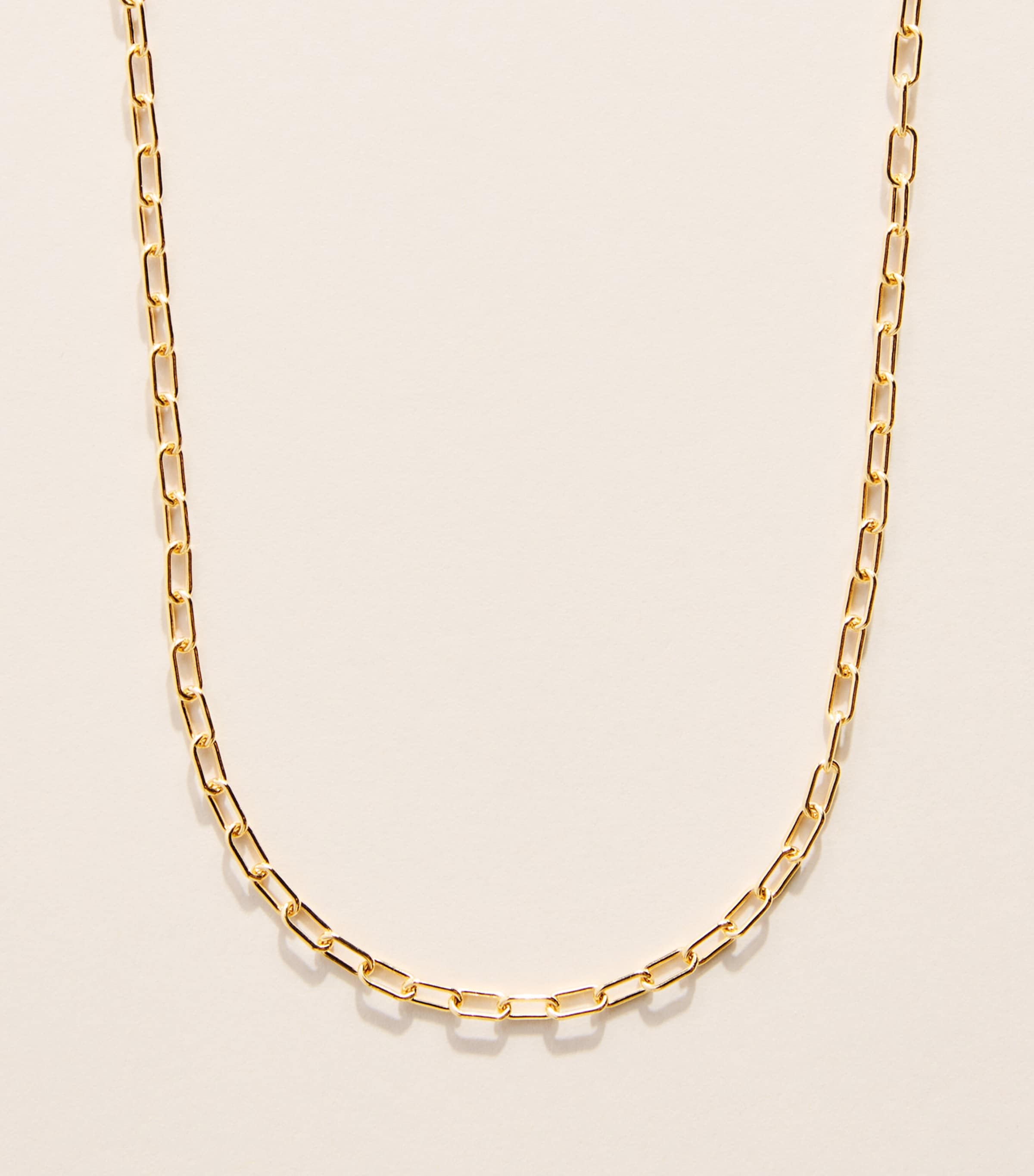 Rosa de la Cruz Yellow Gold Chunky Links Chain Necklace Yellow Gold