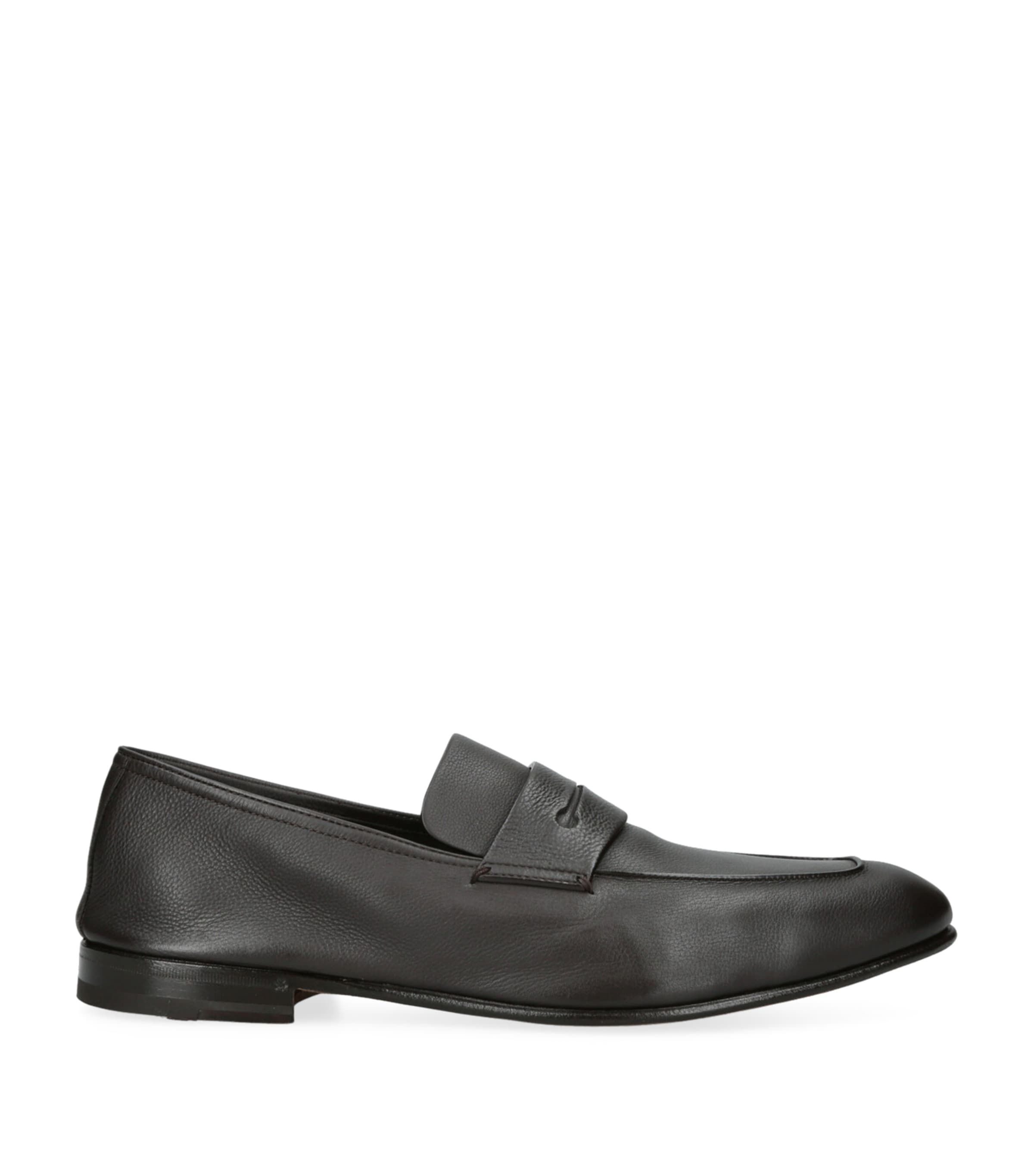 Leather-Cashmere L'Asola SECONDSKIN Loafers