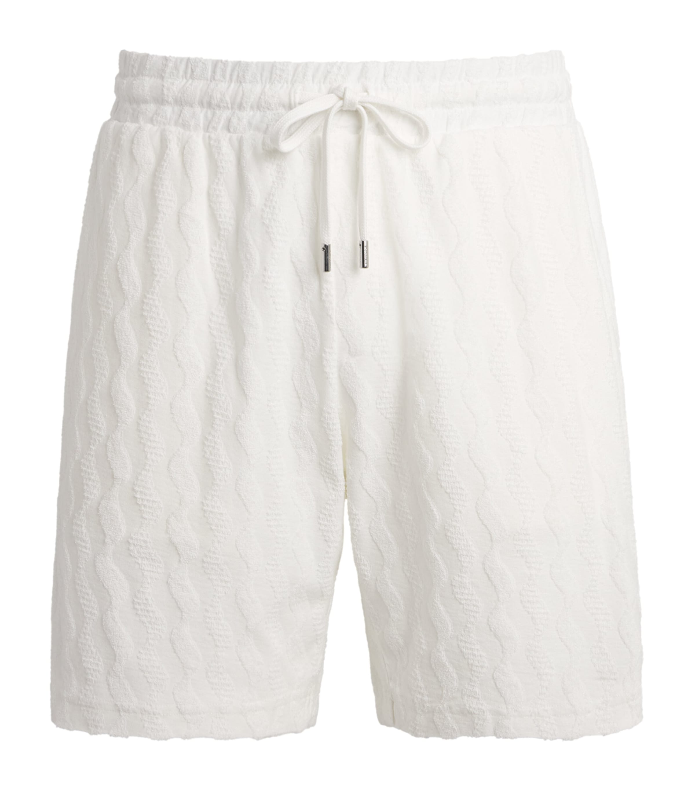 Frescobol Carioca Mens Terry Cotton Augusto Shorts Cream