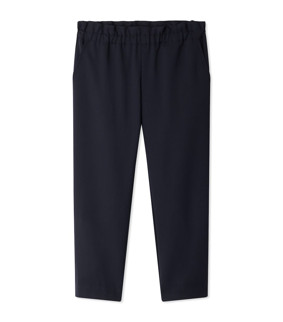Bonpoint Wool-Blend Straight-Leg Trousers (4-8 Years) Marine
