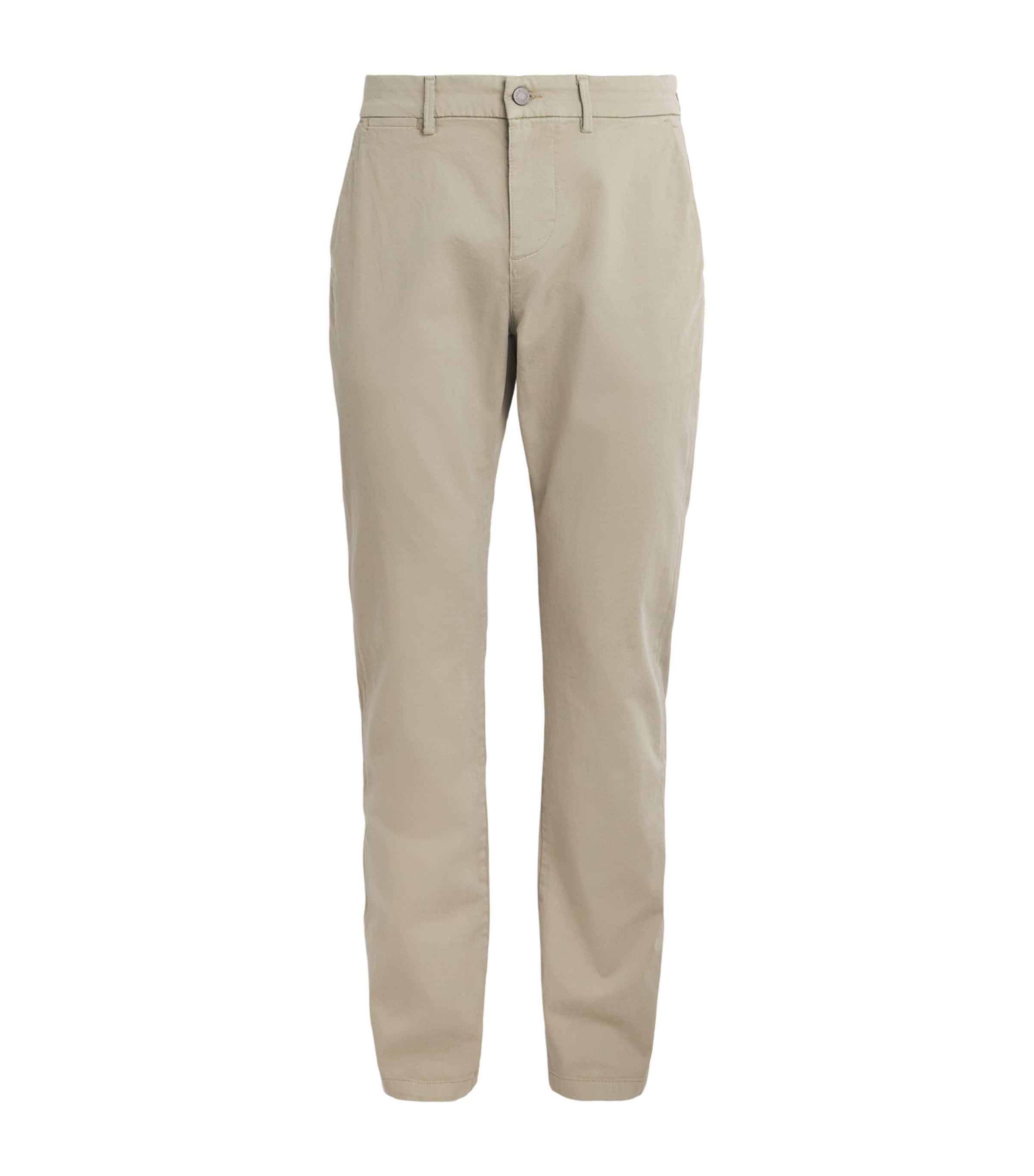 7 For All Mankind Mens Luxe Performance Slimmy Chinos Beige