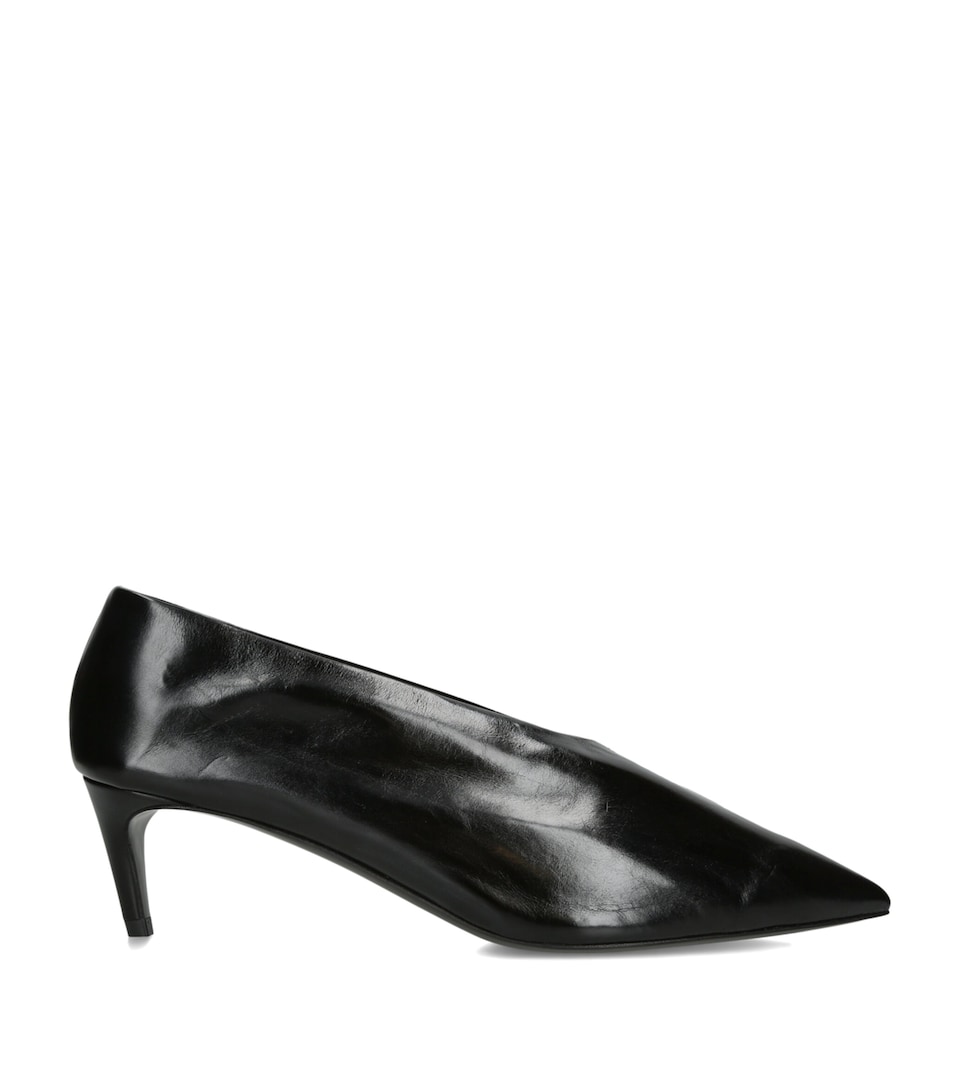 Khaite Leather Miriam Pumps 50 Black