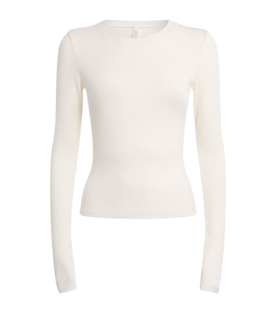 Cotton-Blend Long-Sleeve T-Shirt