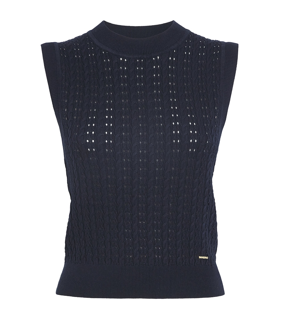 Open-Knit Tank Top