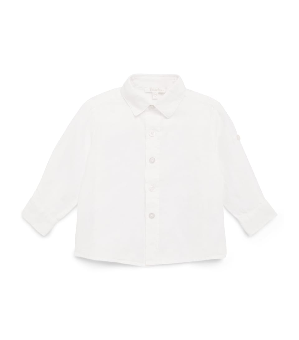 Patachou Linen-Cotton Shirt (6 Months-4 Years) White