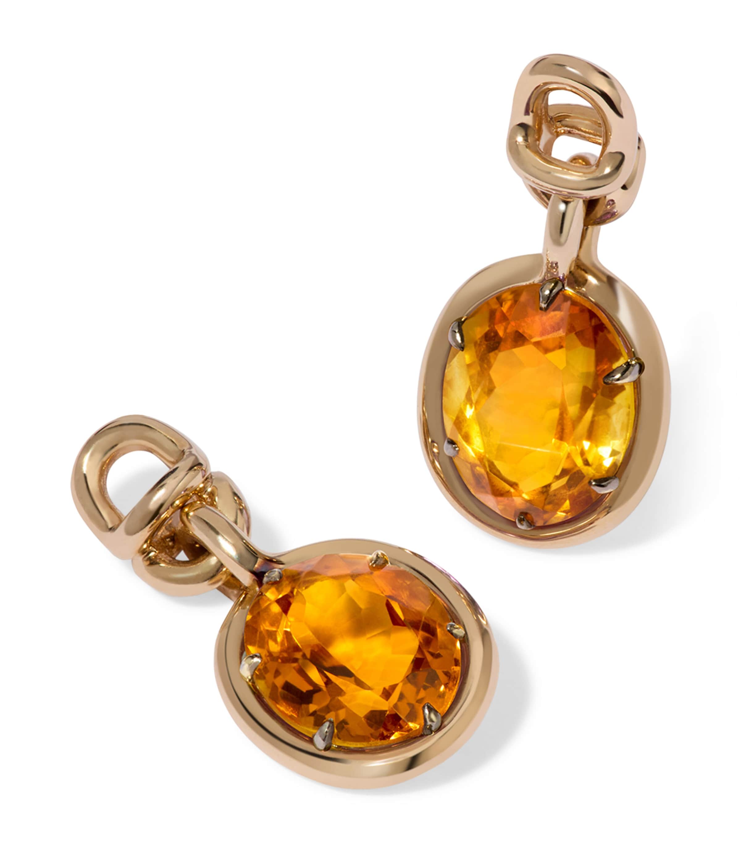 Annoushka Yellow Gold and Citrine Earring Drops