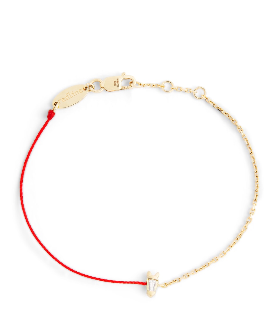 Yellow Gold and Diamond Chinese New Year Bracelet