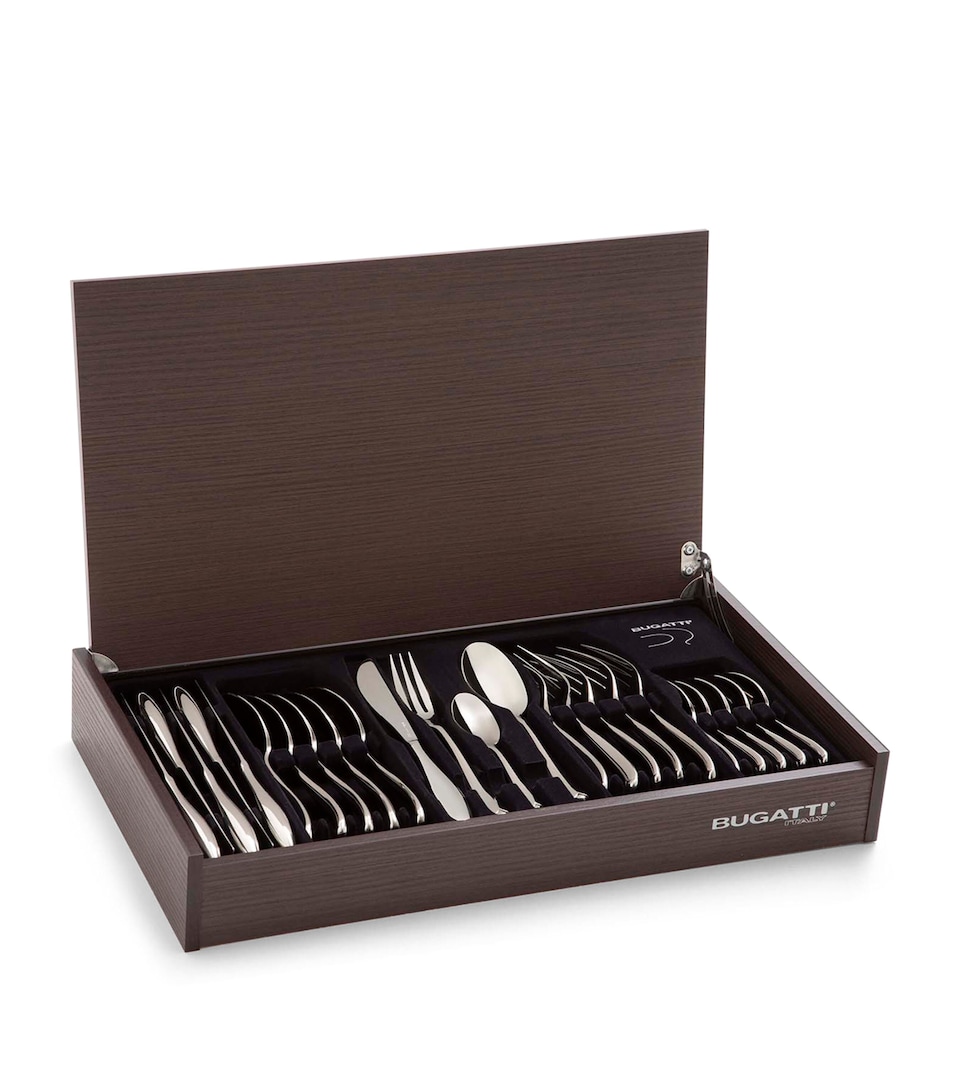 Bugatti Venezia Stainless Steel 24-Piece Cutlery Set Inox