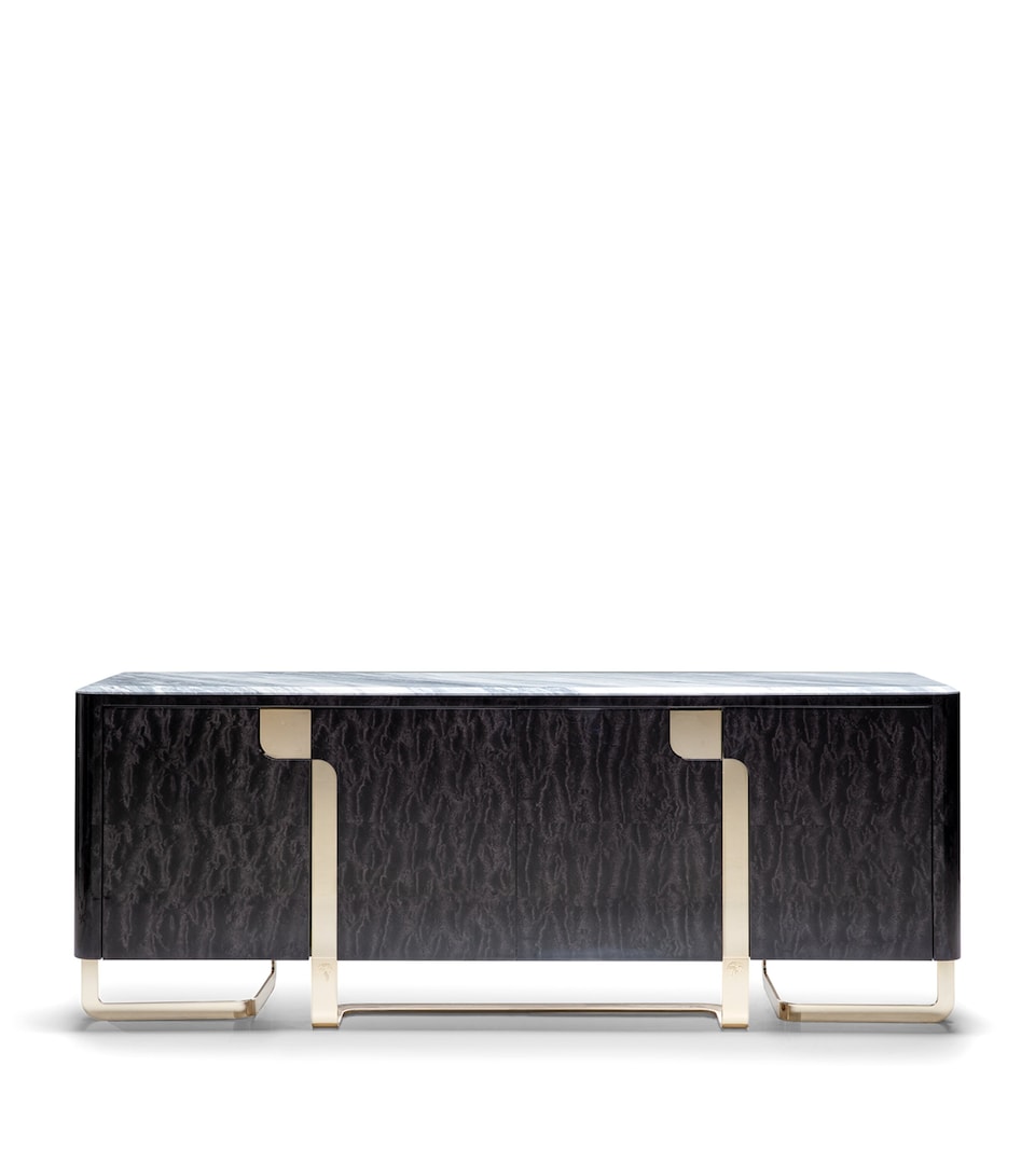 Giorgio Collection Charisma Buffet Grey And Grey Marble
