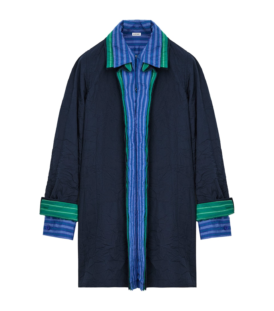 Cotton-Blend Shirt Dress