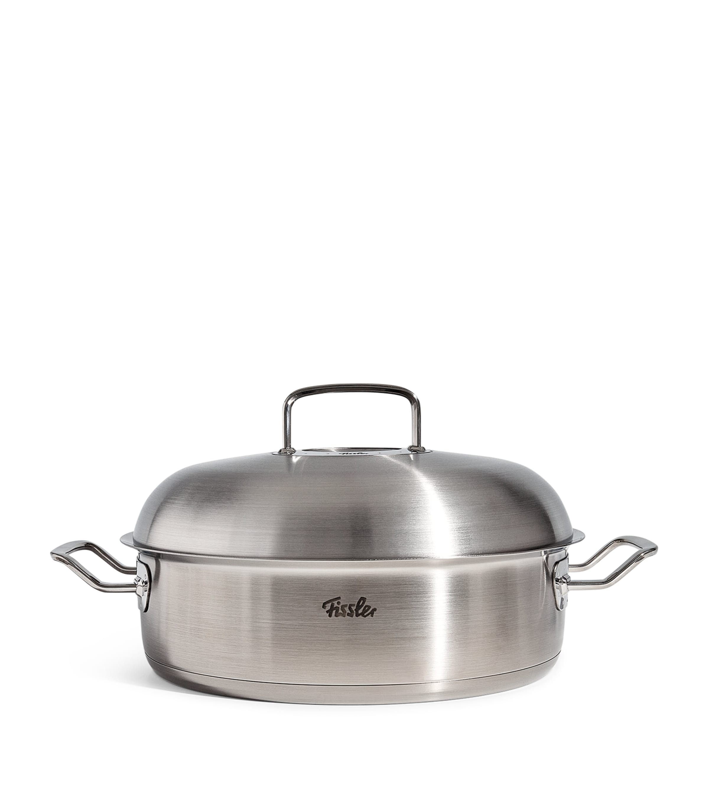 Fissler Original-Profi Round Roaster with High-Dome Lid (28cm) Stainless Steel