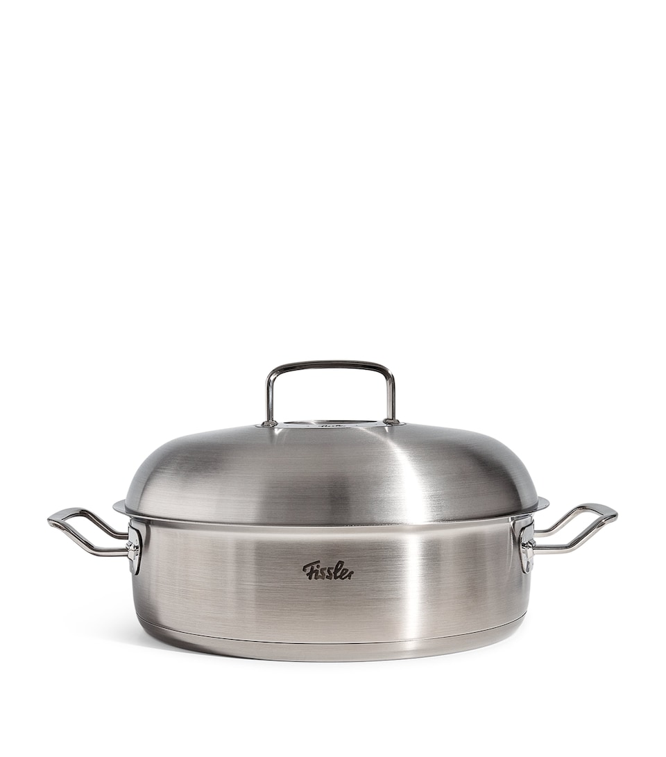 Fissler Original-Profi Round Roaster with High-Dome Lid (28cm) Stainless Steel
