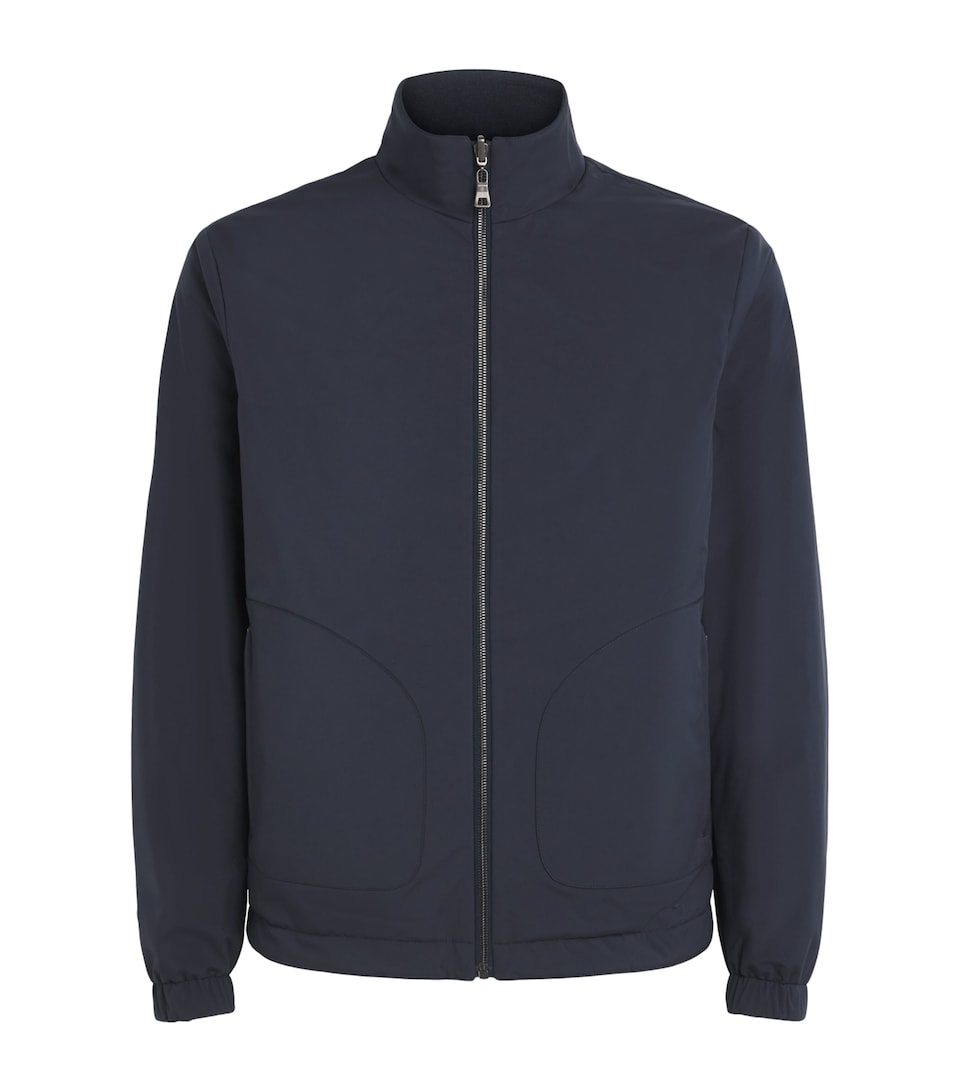 Fioroni Cashmere Mens Wool Reversible Bomber Jacket
