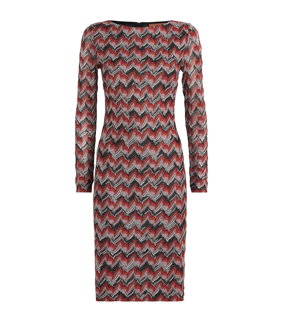 Zigzag Midi Dress
