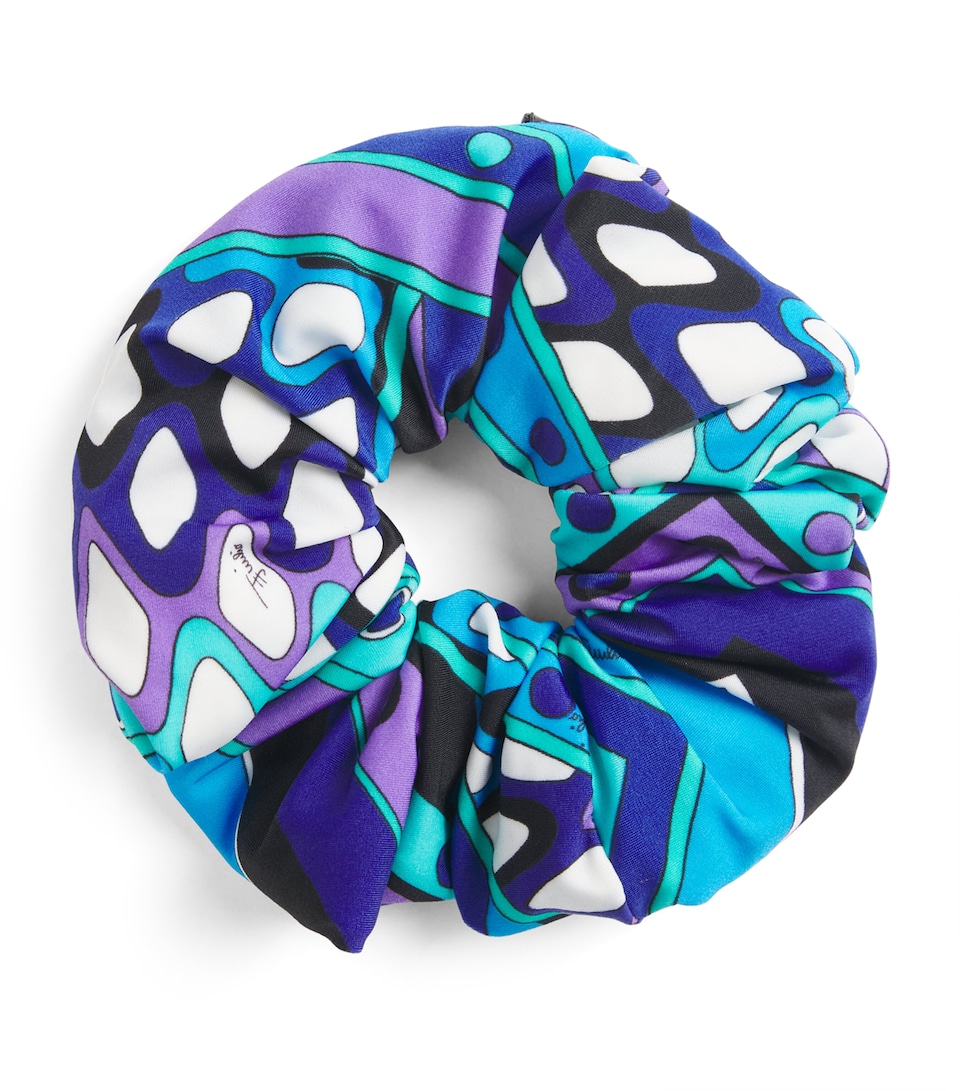 PUCCI Vivara Scrunchie Turquoise