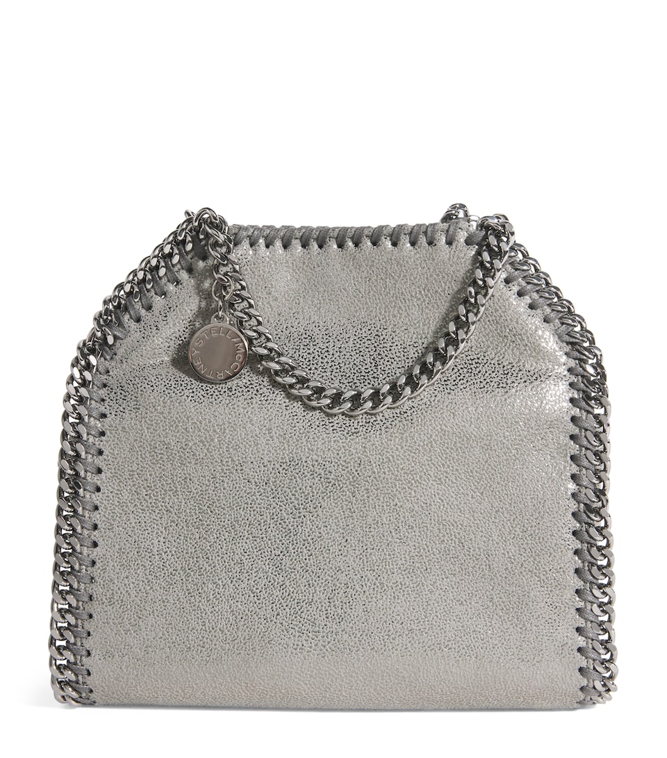 Tiny Metallic Falabella Tote Bag