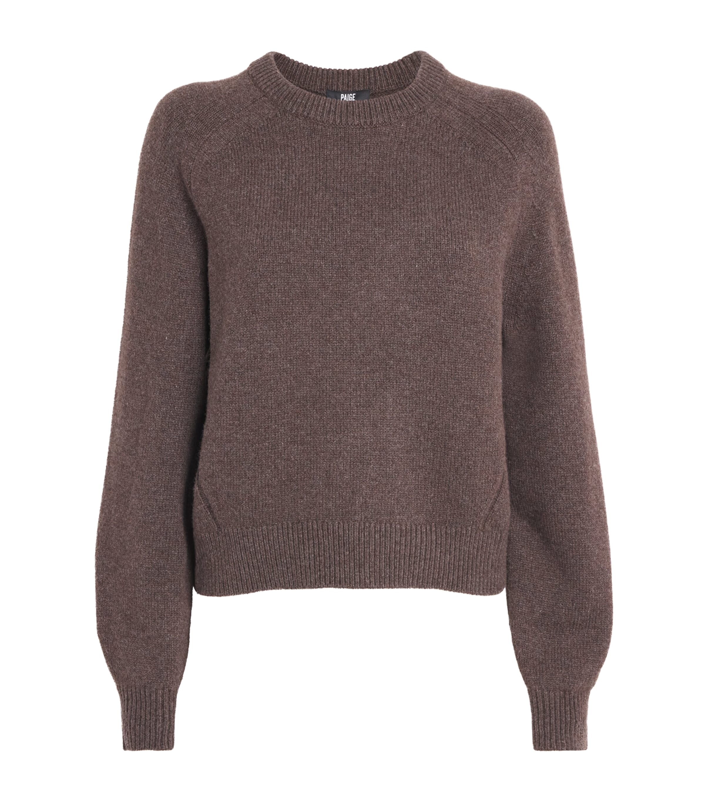 PAIGE Womens Merino Wool-Blend Zaire Sweater Sable