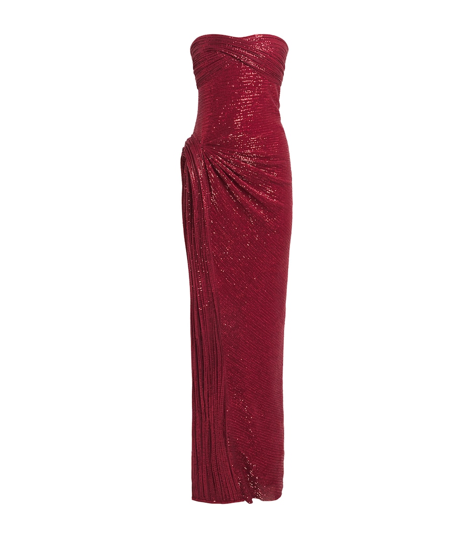 Off-The-Shoulder Solar Gown