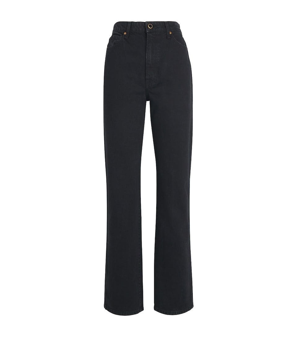 Khaite Womens Danielle High-Rise Jeans Prescott