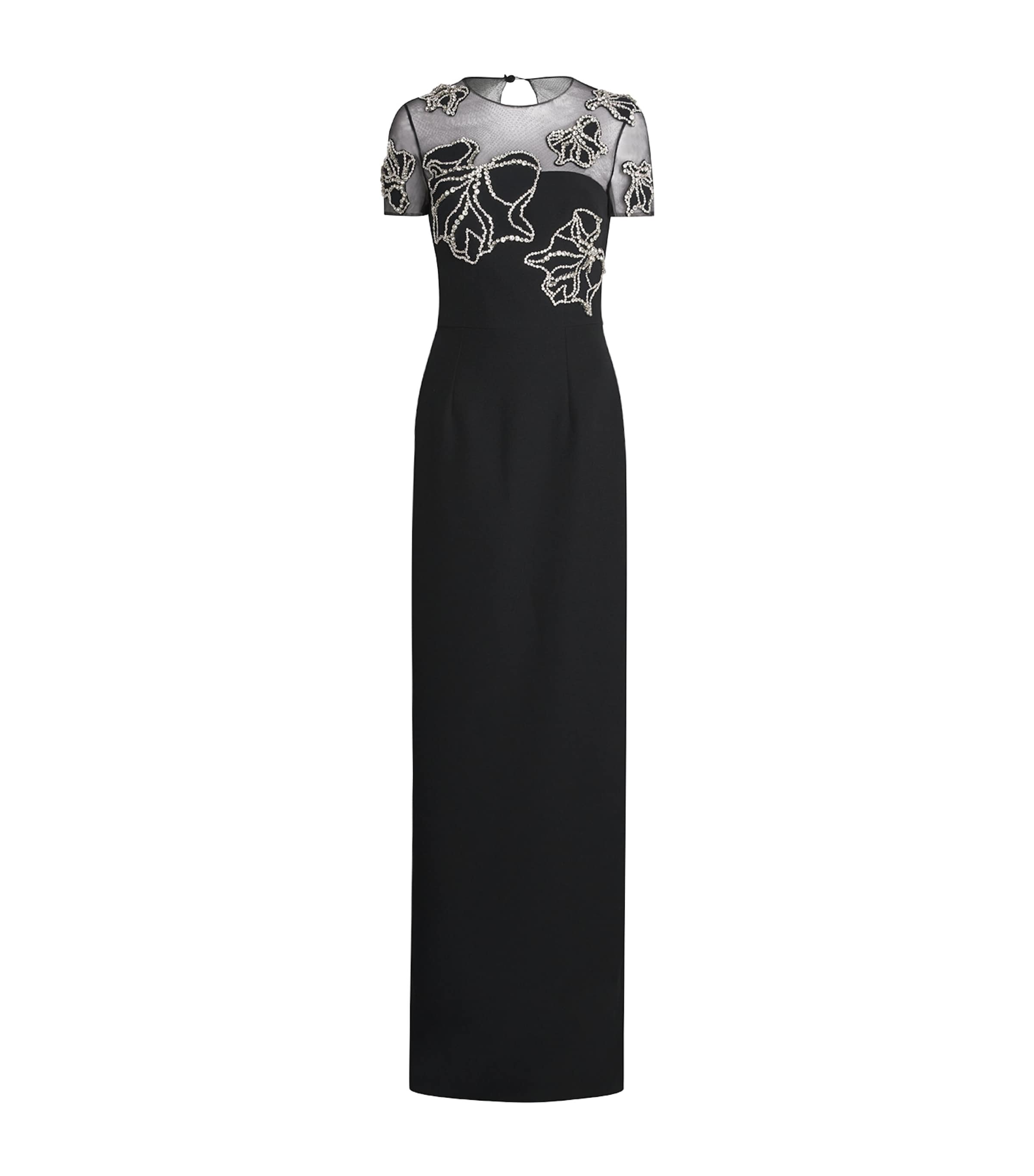 Crepe Embellished Solani Gown