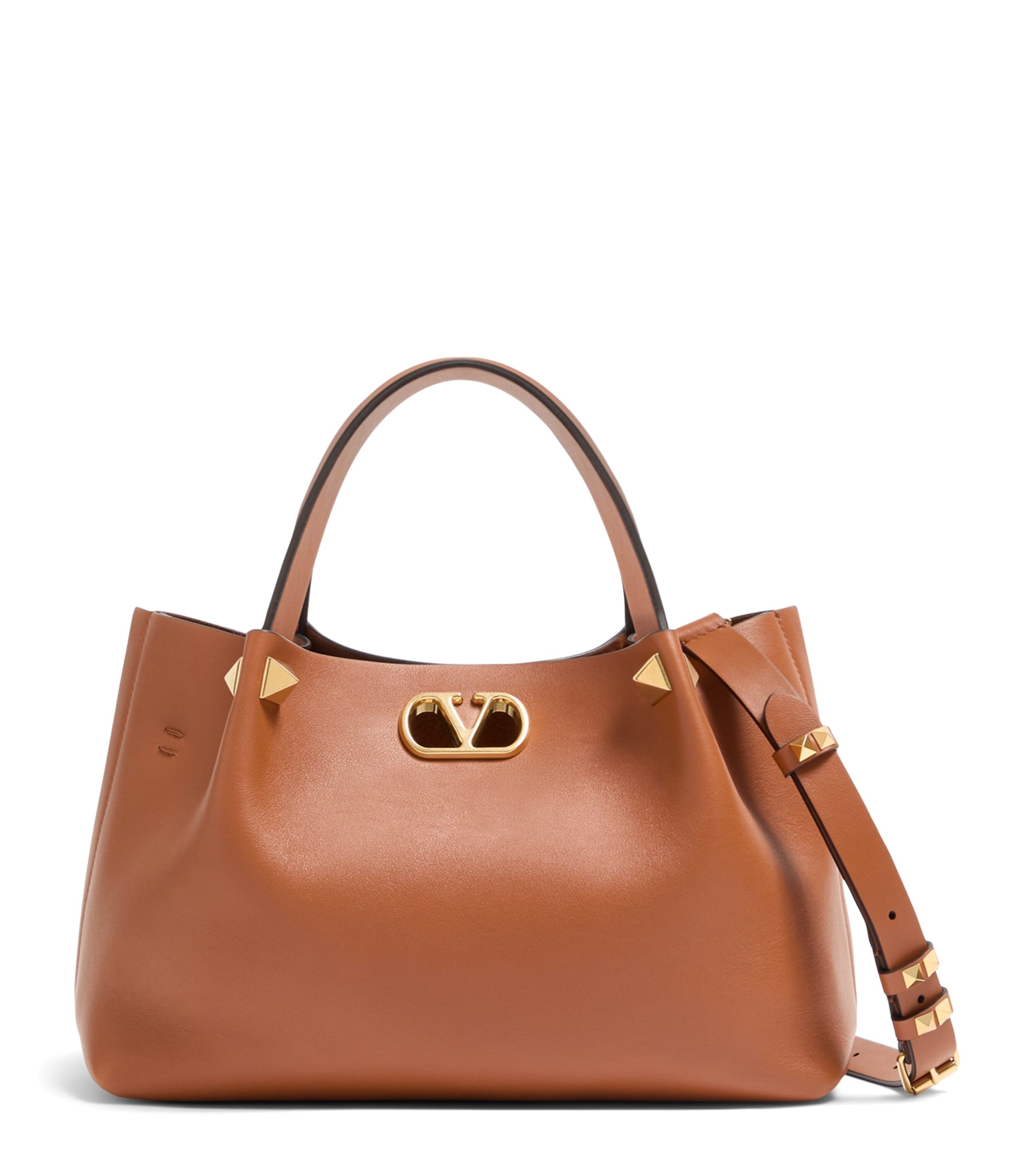 Valentino Garavani Small Leather VLogo Signature Tote Bag