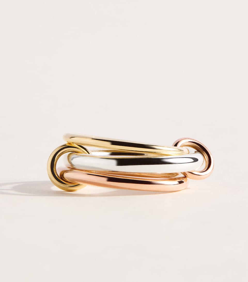 Spinelli Kilcollin Mixed Gold and Sterling Silver Capricorn Ring Sterling Silver