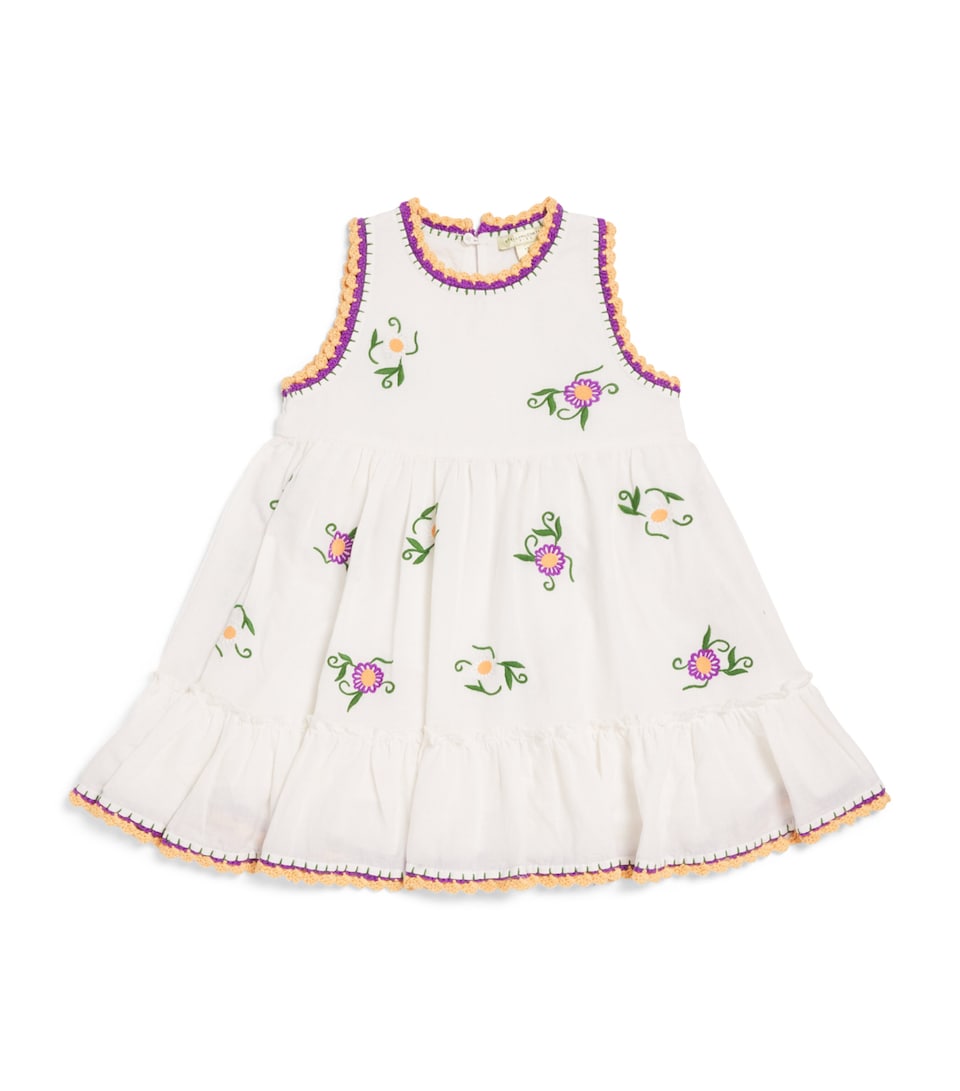Stella McCartney Kids Cotton-Linen Embroidered Dress (3-14+ Years)