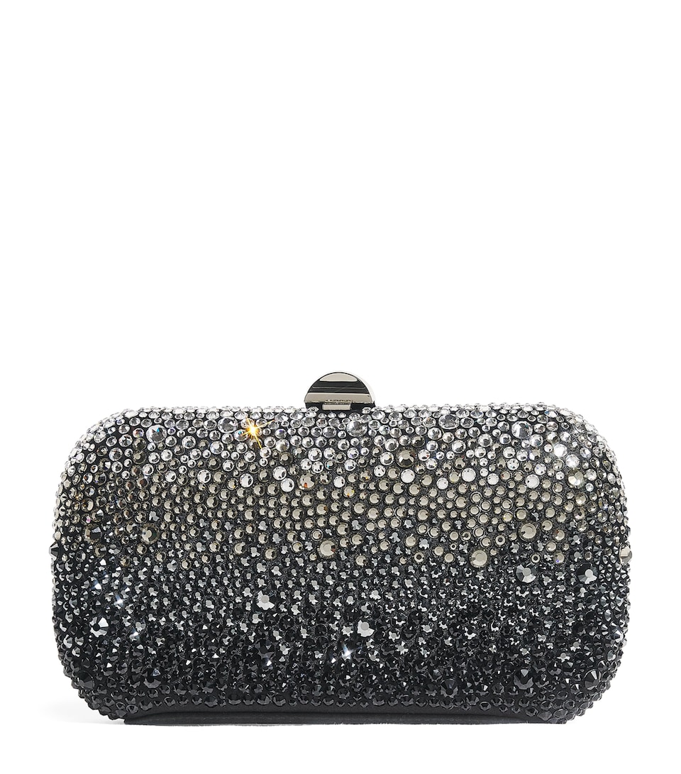 Satin Embellished Clutch Bag