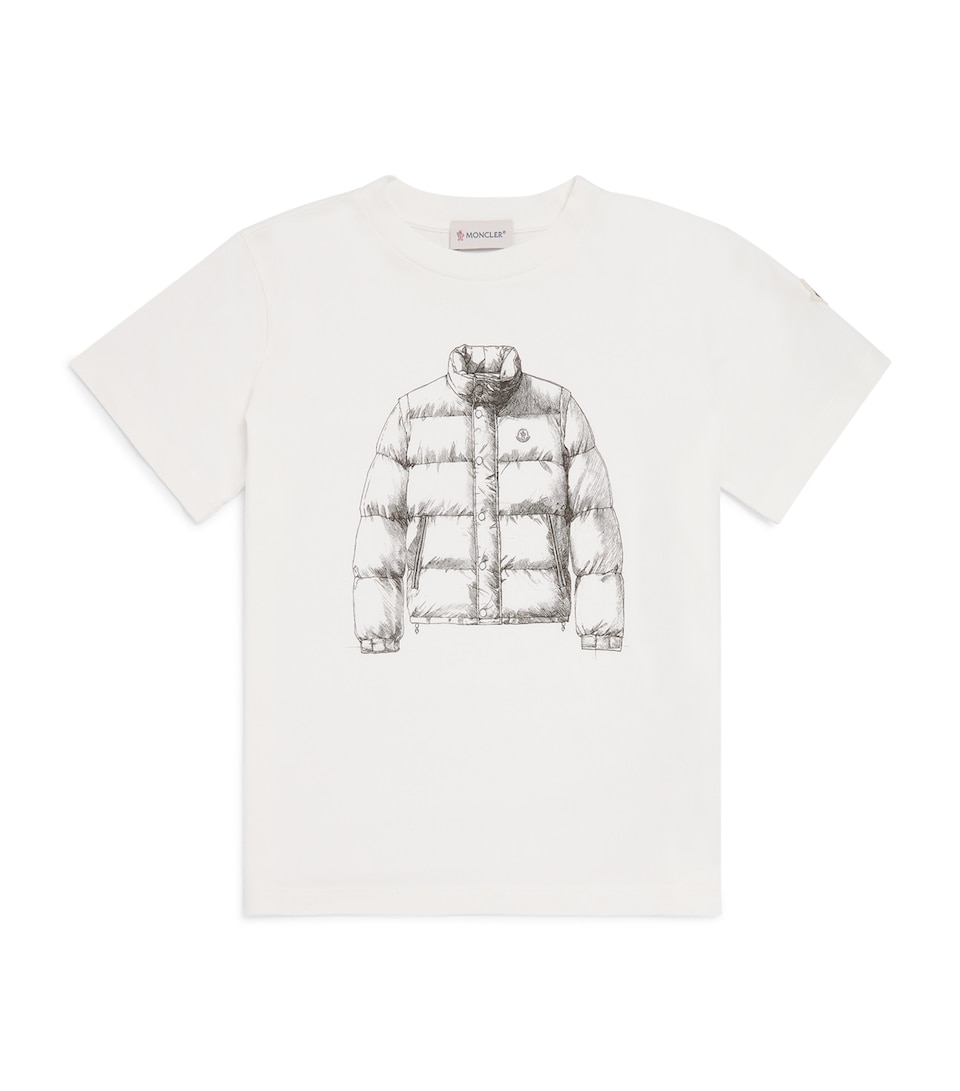 Moncler Enfant Cotton Printed T-Shirt (8-10 Years)