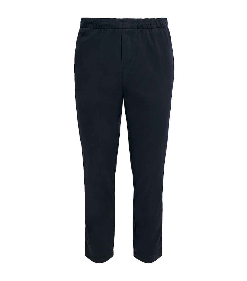 7 For All Mankind Mens Sateen Performance Chinos Dark Blue