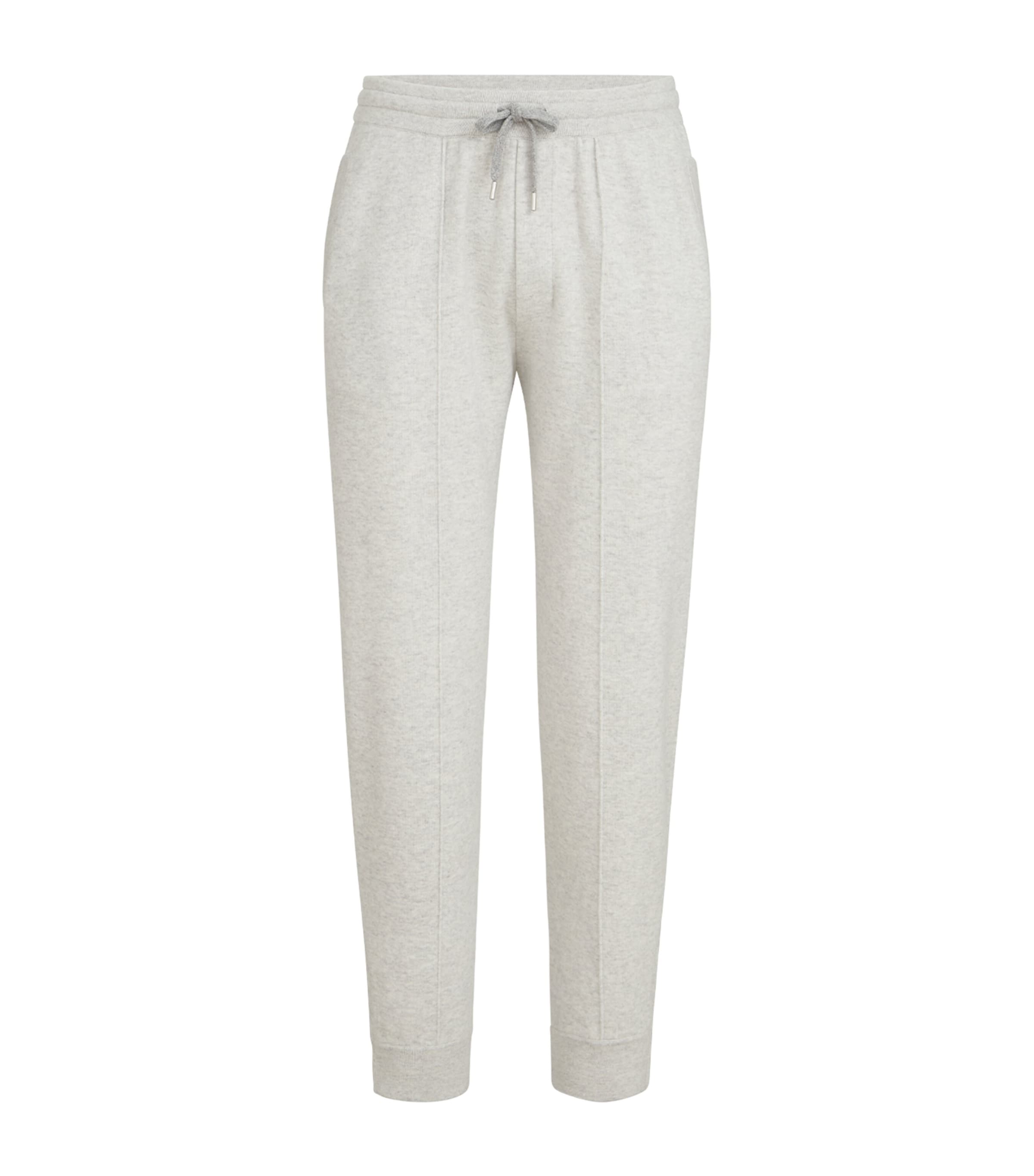 Brunello Cucinelli Mens Cashmere-Blend Double-Knit Sweatpants