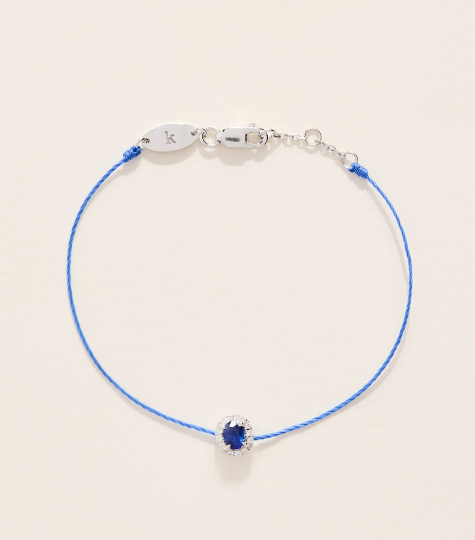 Redline White Gold and Sapphire Diva Bracelet Ocean