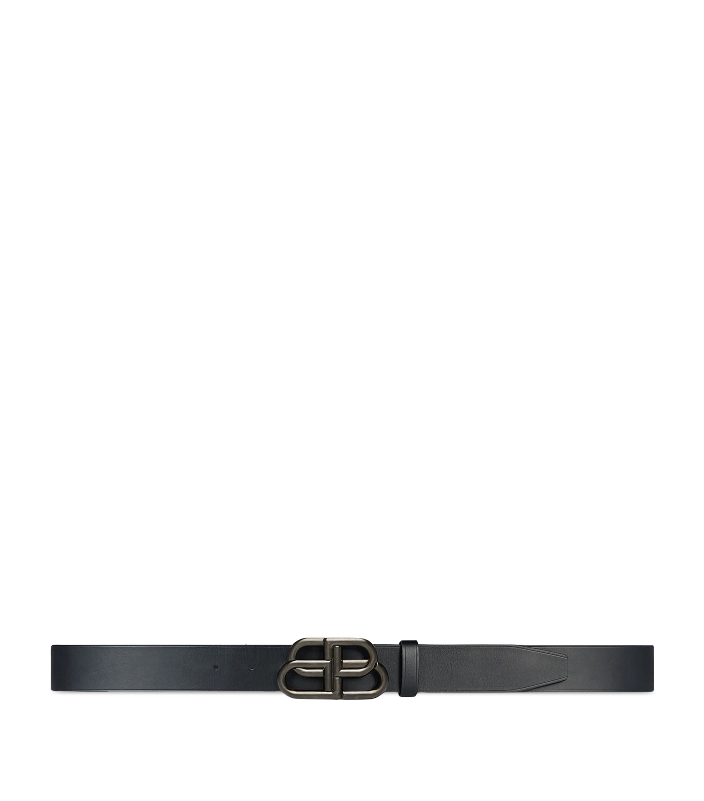 Balenciaga Leather Logo Belt