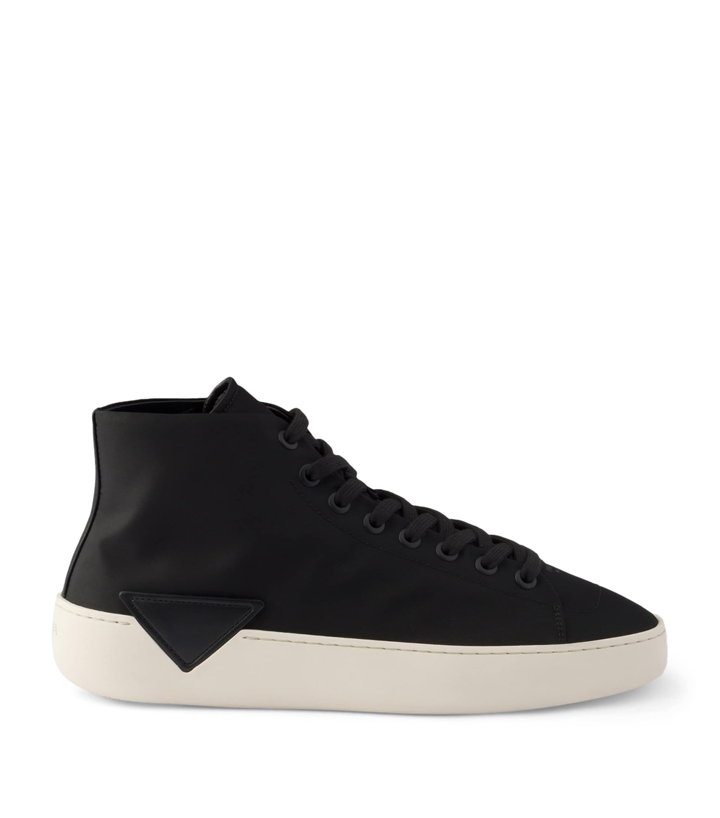 Prada Re-Nylon High Top Sneakers Black