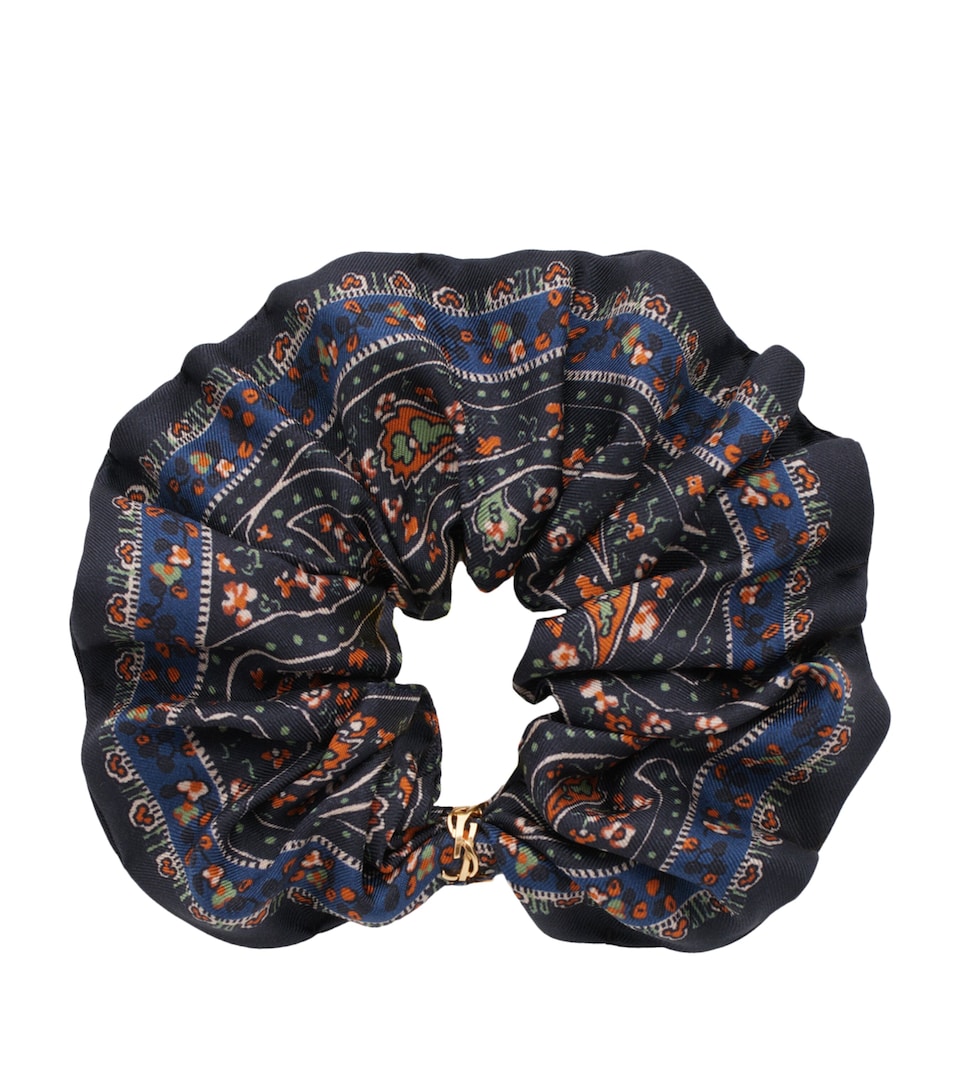 Silk Paisley Scrunchie