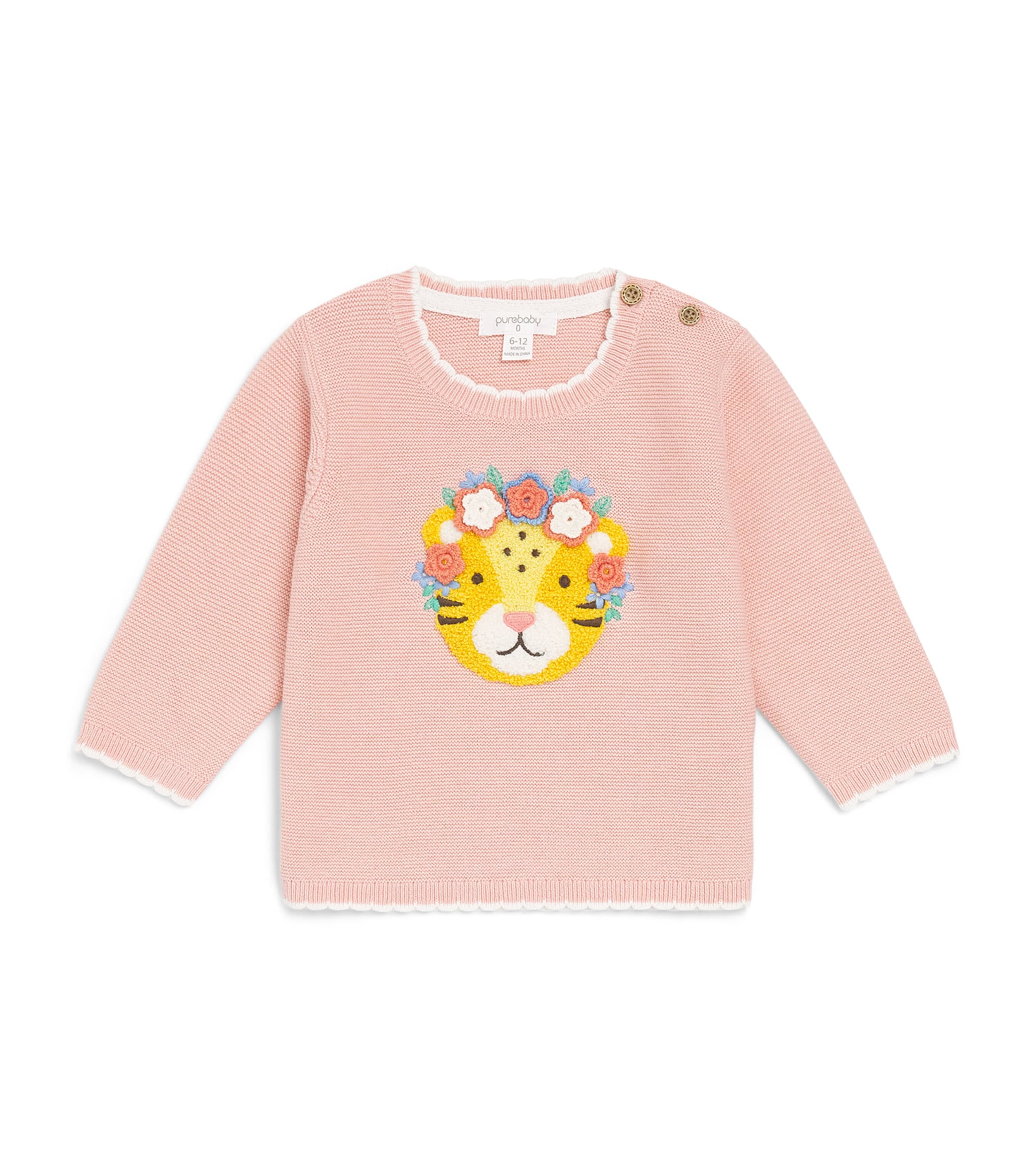 Purebaby Organic Cotton Frida Sweater (0-12 Months) Guvme