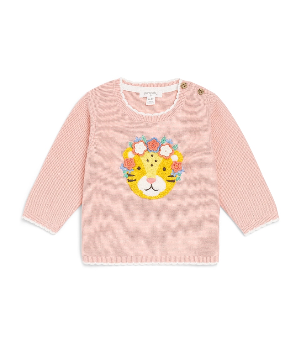 Purebaby Organic Cotton Frida Sweater (0-12 Months) Guvme