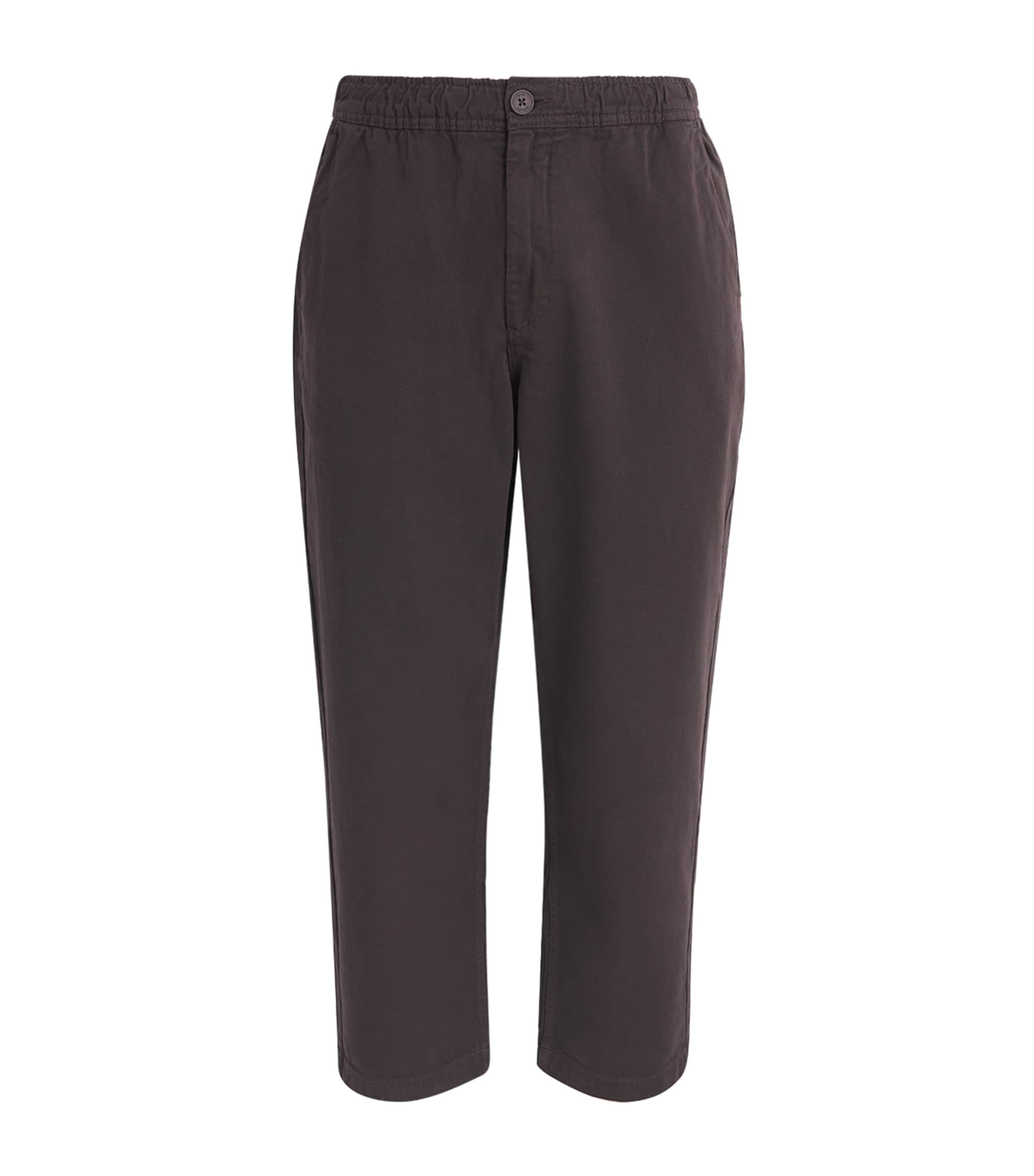 Wax London Mens Cotton Kurt Chinos Dark Brown