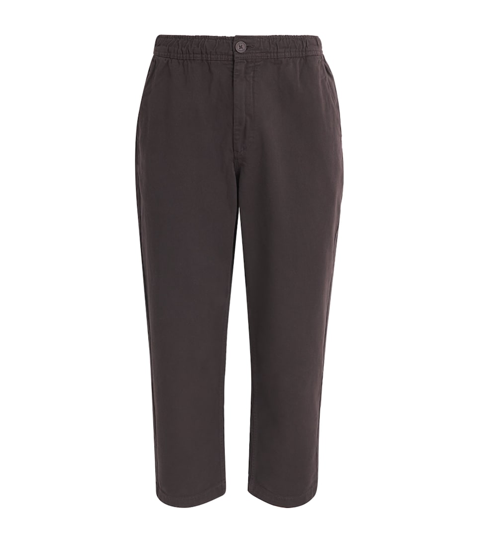 Wax London Mens Cotton Kurt Chinos Dark Brown