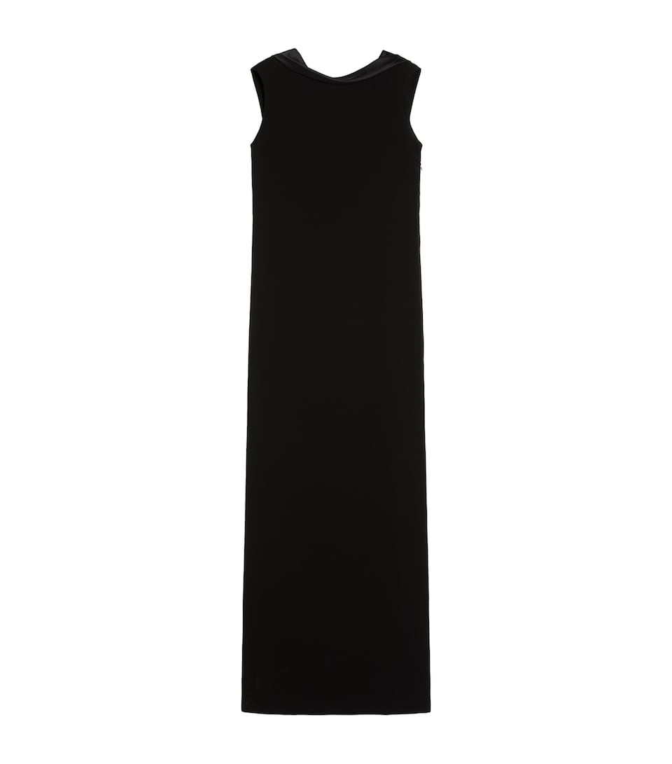 Crepe Maxi Dress
