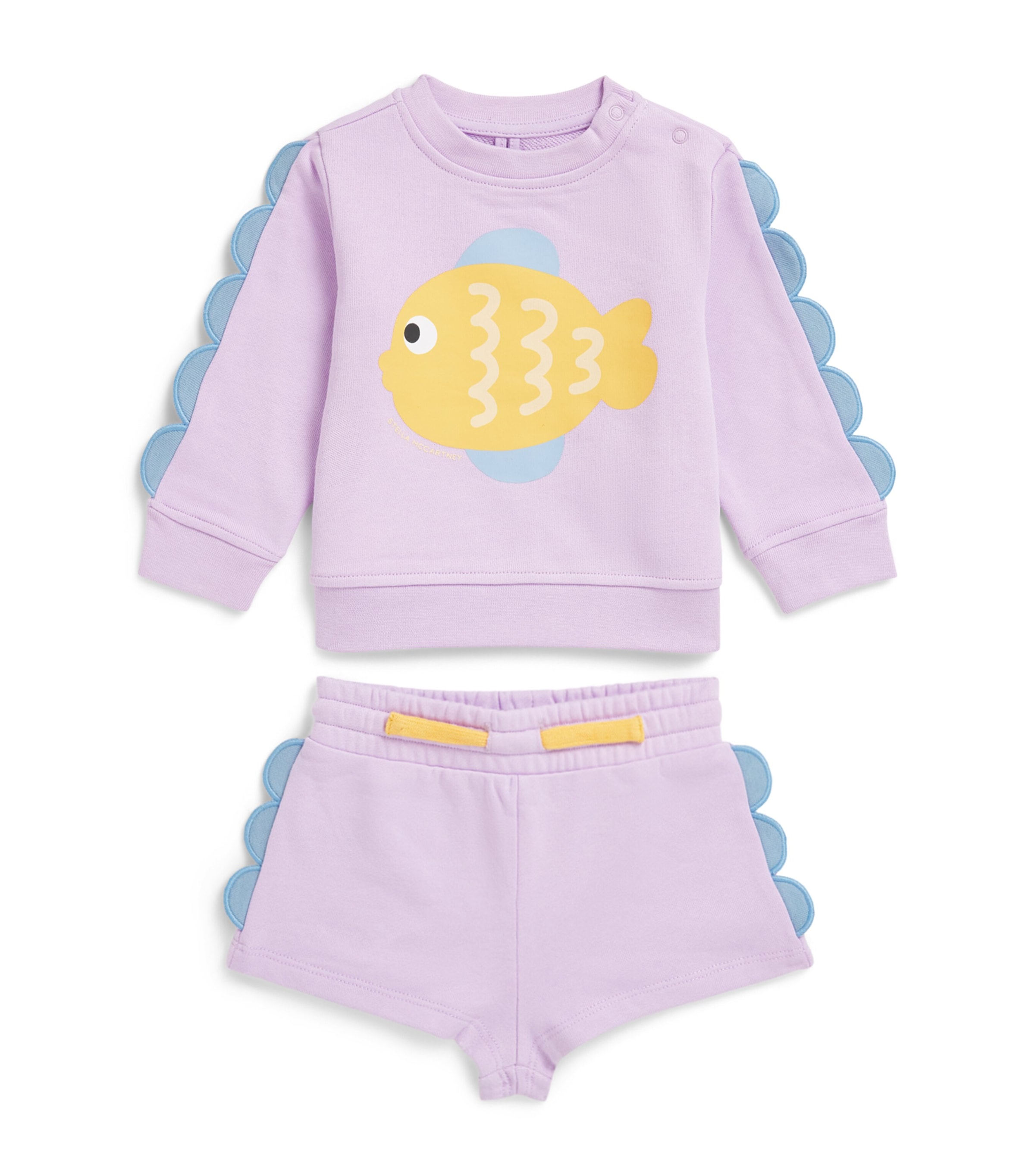 Stella McCartney Kids Fish Sweater and Shorts Set (3-36 Months)