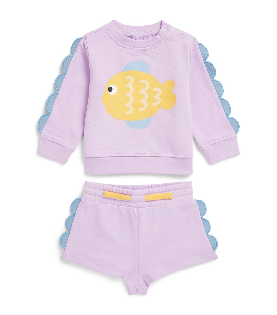 Stella McCartney Kids Fish Sweater and Shorts Set (3-36 Months)