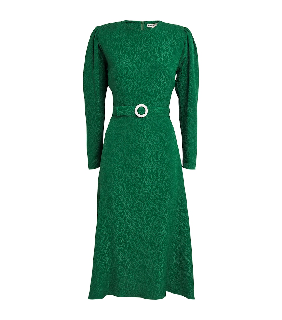 Bubble Jacquard Diana Midi Dress