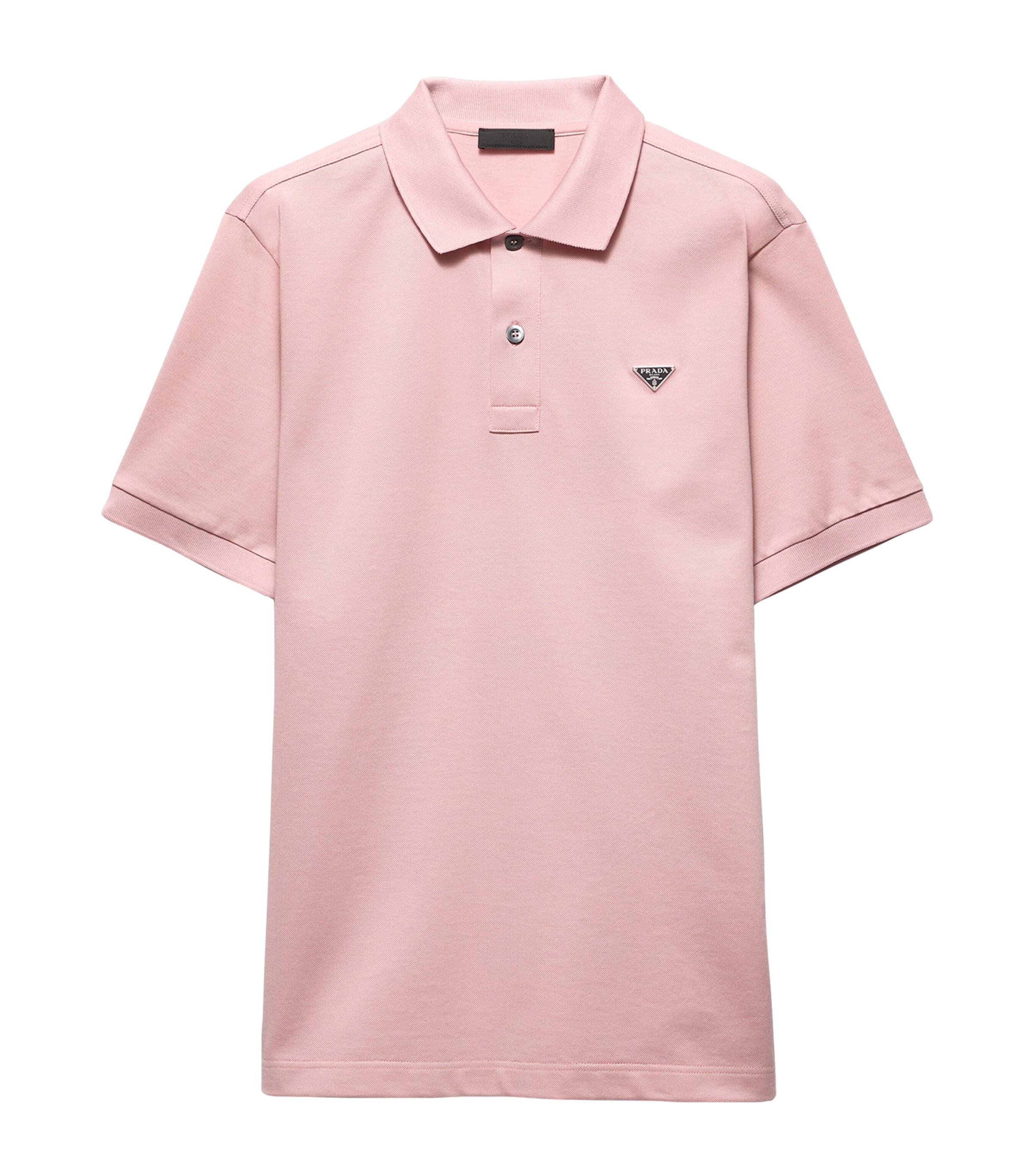 Prada Mens Cotton Piqué Polo Shirt
