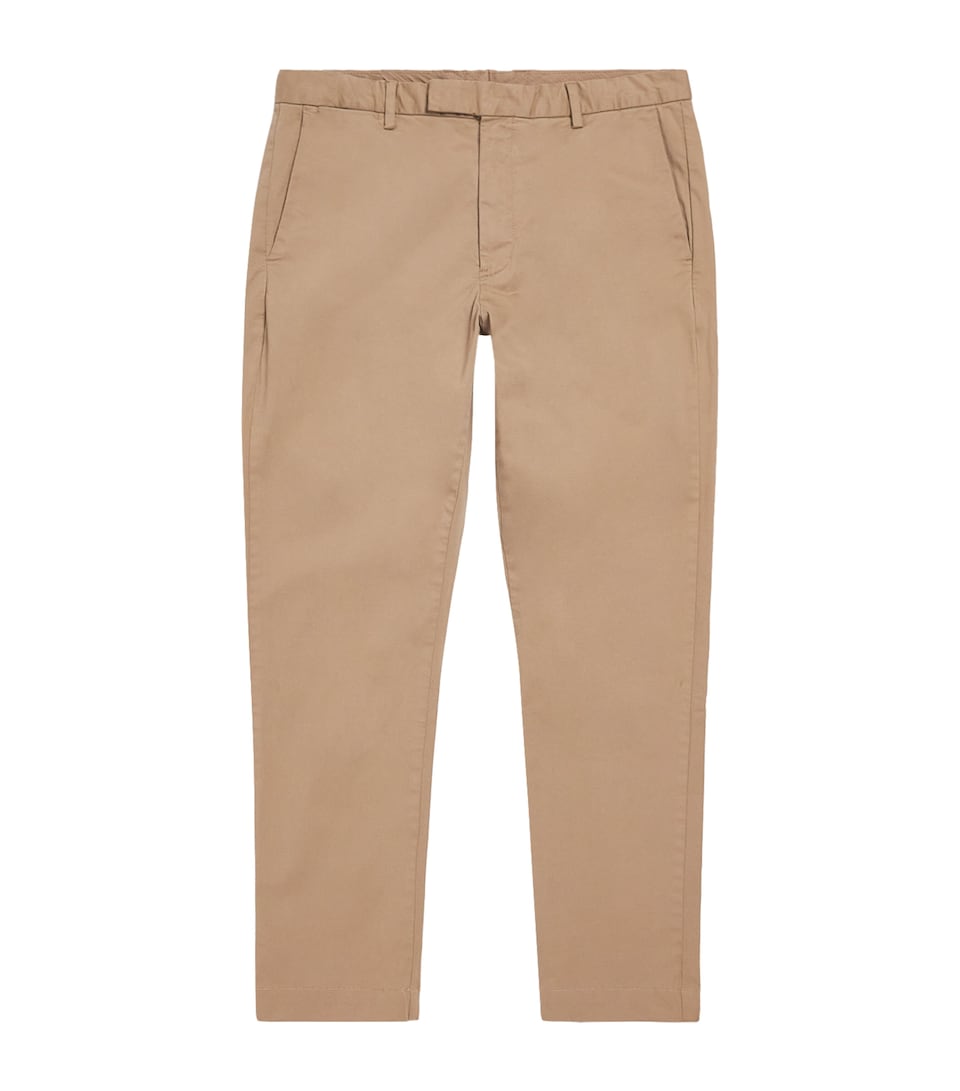 Polo Ralph Lauren Mens Stretch-Cotton Jarrett Slim Chinos Khaki Hill