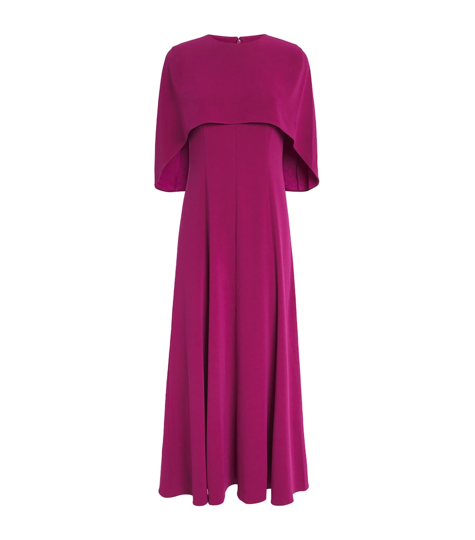 Satin Crepe Midi Dress