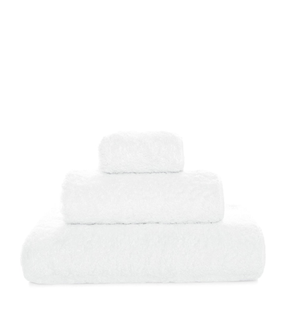 GRACCIOZA Cotton Portobello Facecloth (30cm x 30cm) White