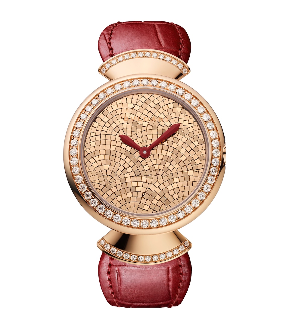 Rose Gold and Diamond Divas’ Dream Watch 33mm
