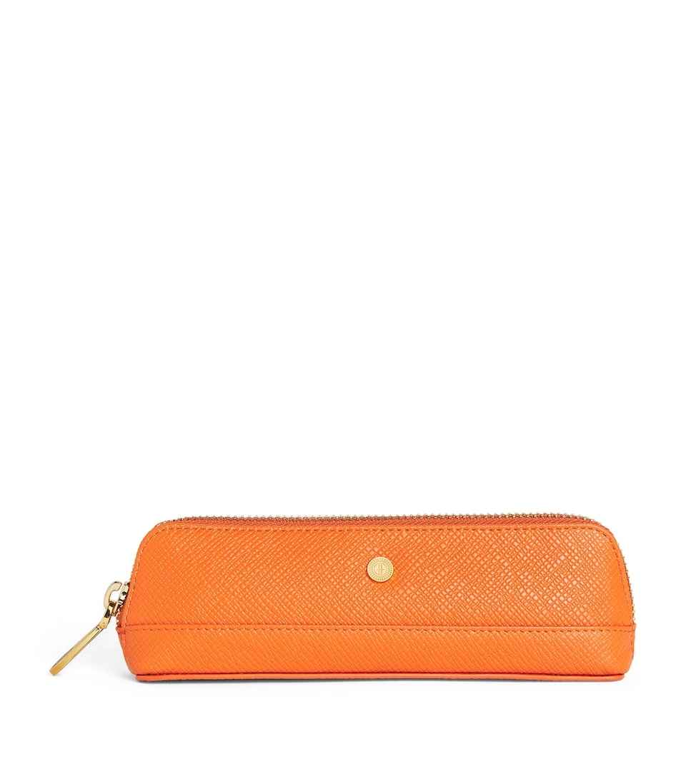 Slim Leather Pencil Case